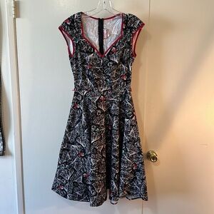 SPANISH FAN HEIDI DRESS PINUP COTURE